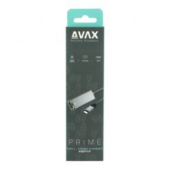   AVAX AD900 PRIME USB-C 3.2 - Gigabit Ethernet hálózati adapter