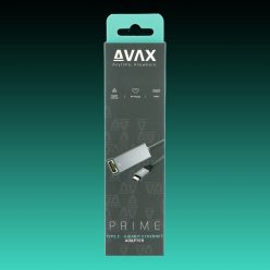   AVAX AD900 PRIME USB-C 3.2 - Gigabit Ethernet hálózati adapter