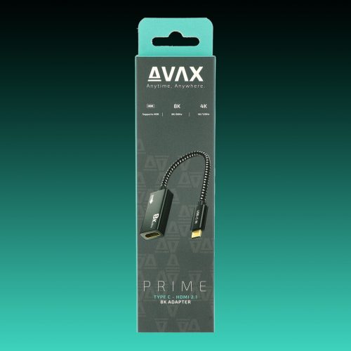 AVAX AD901 PRIME USB-C-HDMI 2.1 átalakító 8K/60Hz