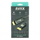 AVAX AV601 CONNECT+ DisplayPort - HDMI 2.0 AV kábel 4K/60Hz , 2 méter