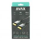 AVAX AV901 PRIME DisplayPort - DisplayPort 2.1 AV kábel 40Gbps 16K/60Hz, 2 méter