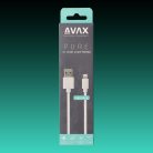 AVAX CB104W PURE USB A - Lightning kábel 2.1A, 1m  fehér