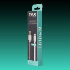 AVAX CB104W PURE USB A - Lightning kábel 2.1A, 1m  fehér