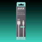 AVAX CB124W PURE USB A - Lightning kábel 2.1A, 2m  fehér