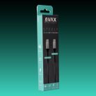 AVAX CB303G STEELY USB-C - USB-C gyorstöltő kábel 100W, sodorszálas 3A, 1.5m acélszürke