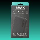 AVAX PB103B LIGHTY 8.000mAh USB-C powerbank, fekete