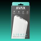 AVAX PB103W LIGHTY 8.000mAh USB-C powerbank, fehér