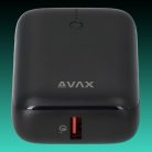 AVAX PB105B MINI 20W 10.000mAh PD/USB-C gyorstöltő powerbank, fekete