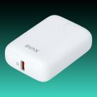 AVAX PB105W MINI 20W 10.000mAh PD/USB-C gyorstöltő powerbank, fehér