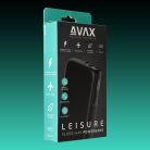 AVAX PB106B LEISURE PD/USB-C 30W+QC 18W 15.000mAh gyorstöltő powerbank, fekete