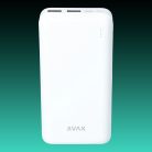 AVAX PB201W LIGHTY 20.000mAh USB-C powerbank, fehér