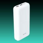 AVAX PB201W LIGHTY 20.000mAh USB-C powerbank, fehér