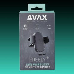 AVAX WH600 Freely+ Vezeték nélküli autós töltő, 15W 